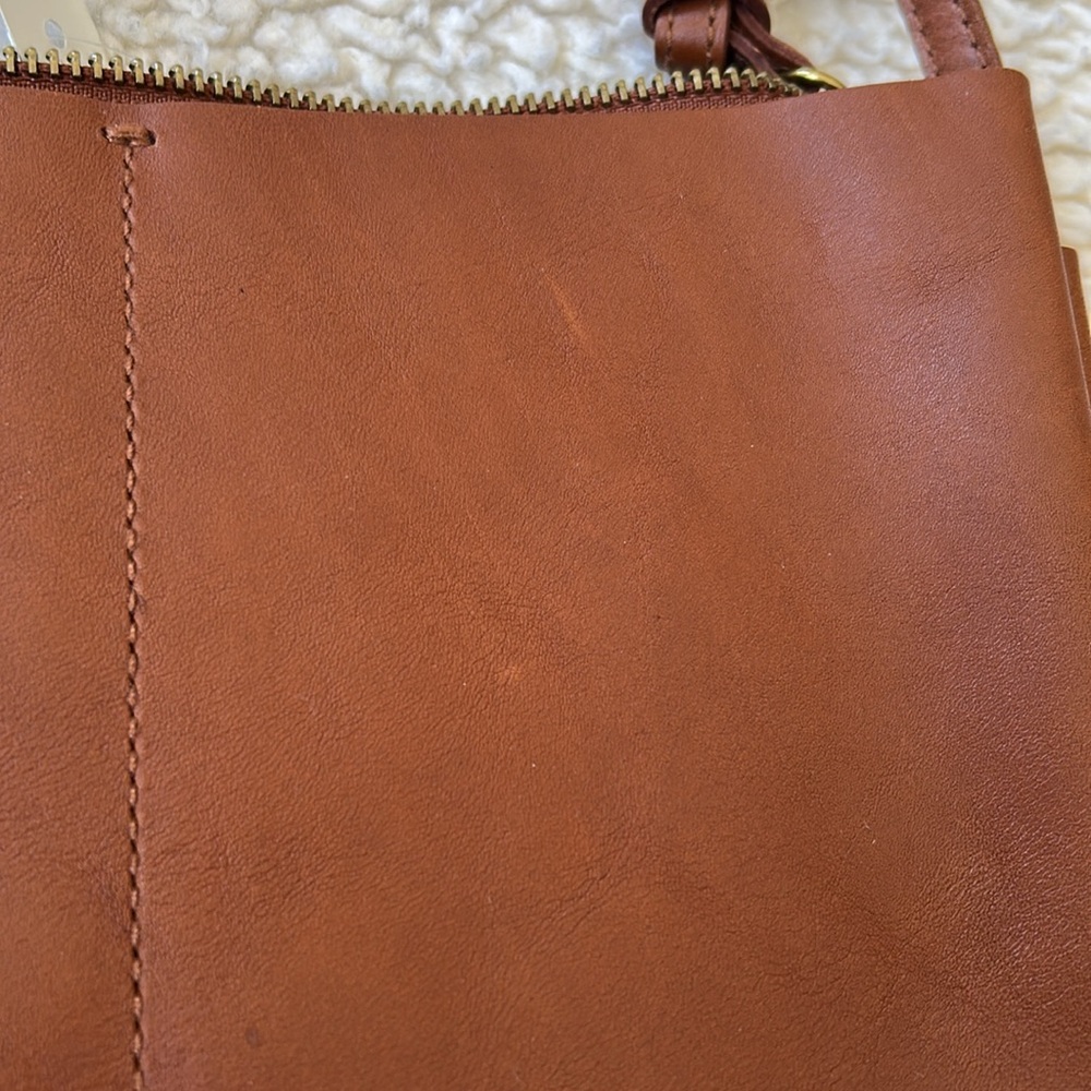 NWT Madewell The Knotted Crossbody Bag Leather/Rustic Twig - Picture 16 of 16